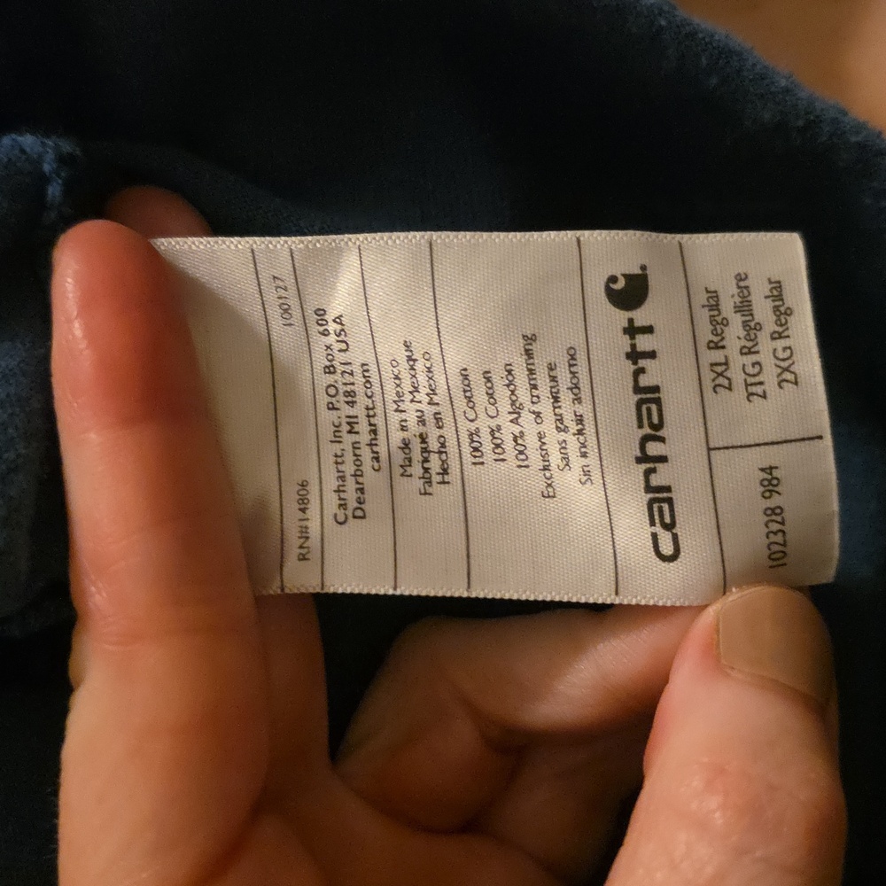 Carhartt Men's Workwear Graphic Sleeve Long Sleeve T-Shirt-Size 2XL💙 - Picture 6 of 6